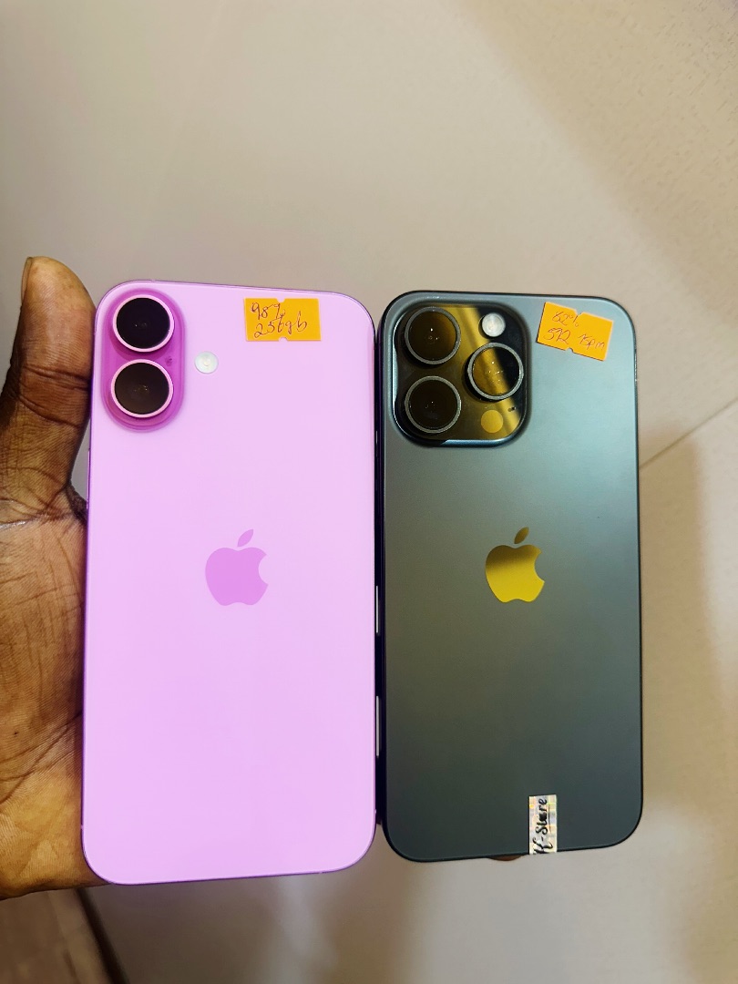 iPhone 16 plus and 15 pro max available