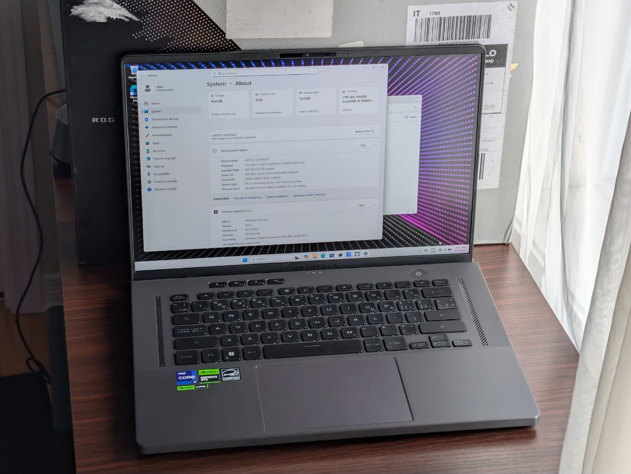 ASUS Rog Zephyrus G16 i9