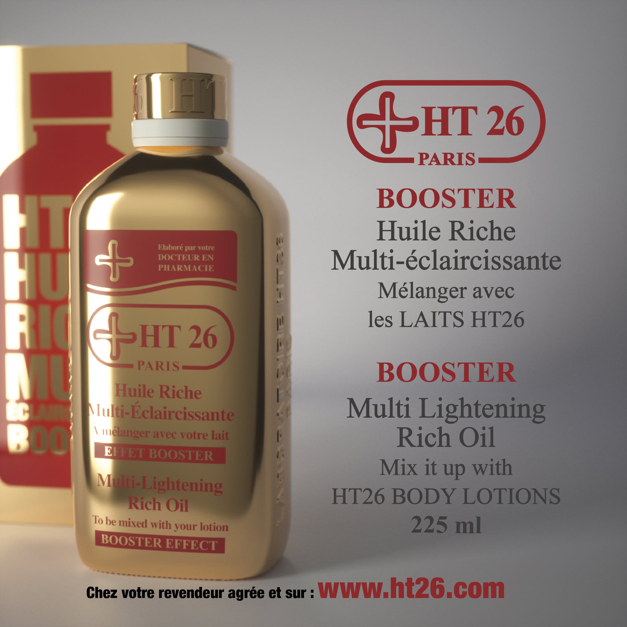 Huile Riche Multi-Éclaircissante HT26