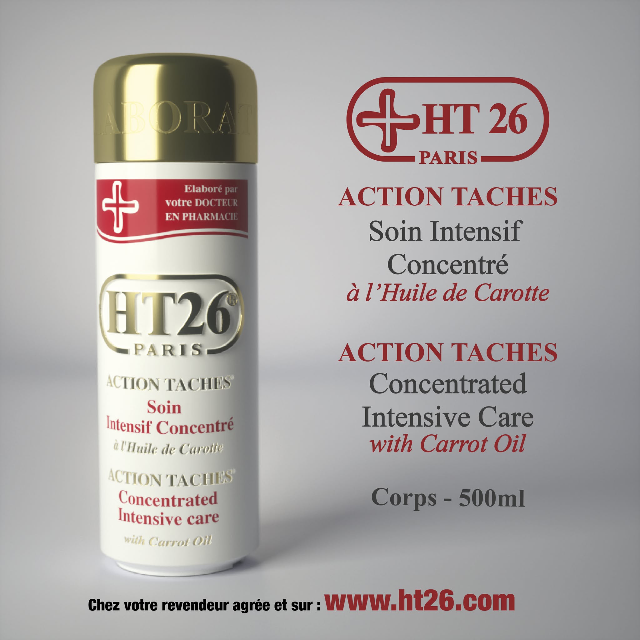 Lait Action Taches à l'Huile de Carotte HT26