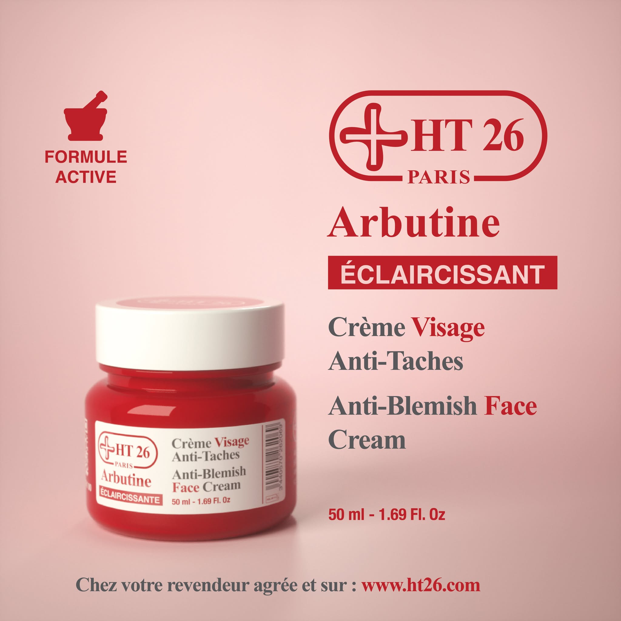 Crème Visage Anti-Taches Arbutine