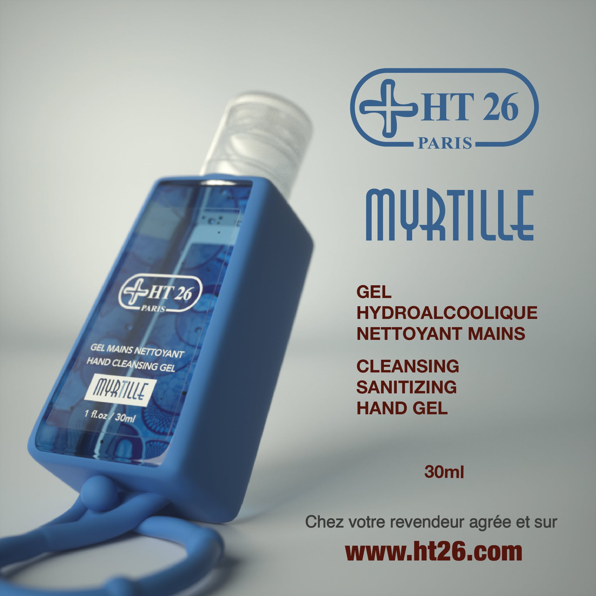WAX - Gel Nettoyant Myrtille