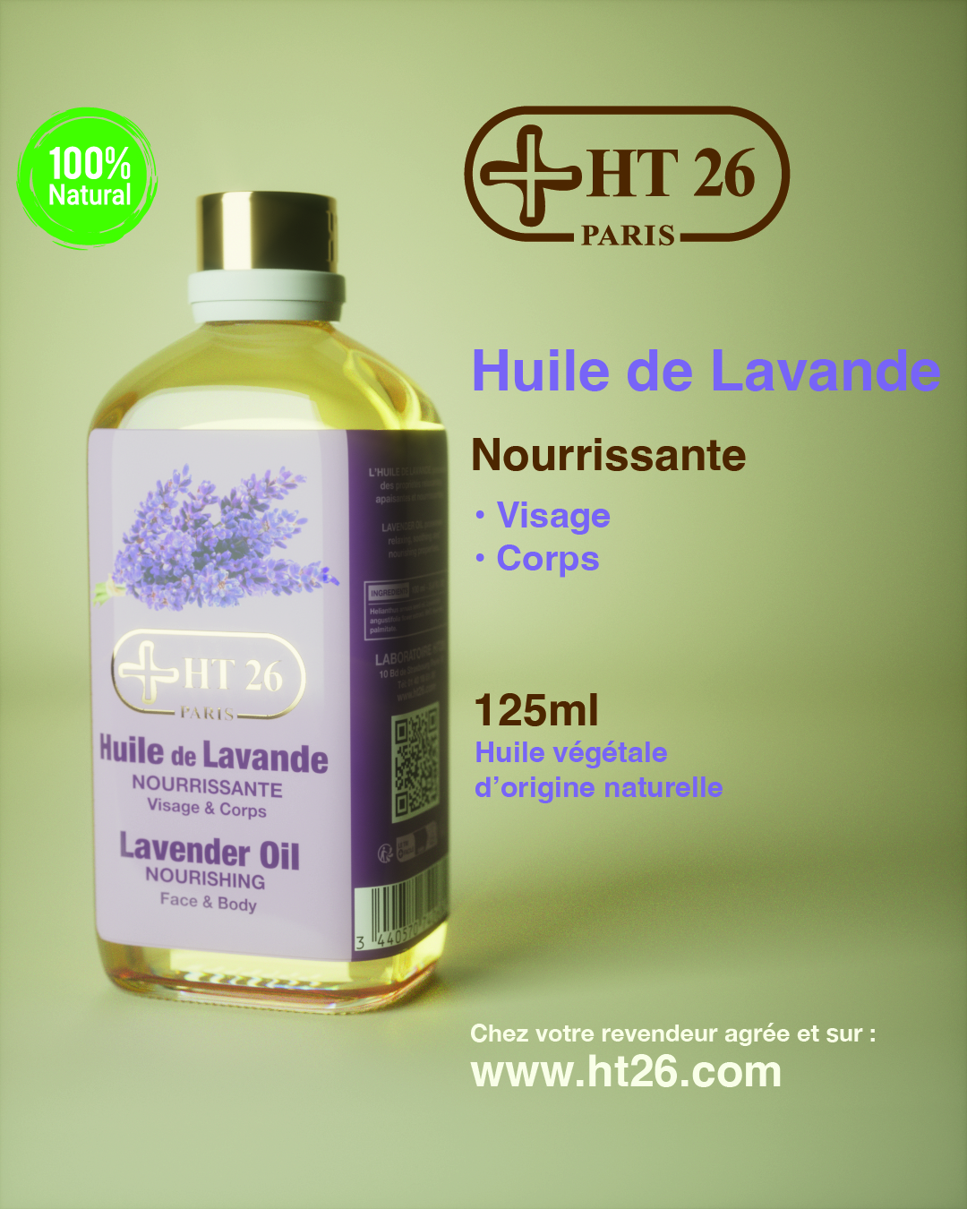 Huile de Lavande HT26