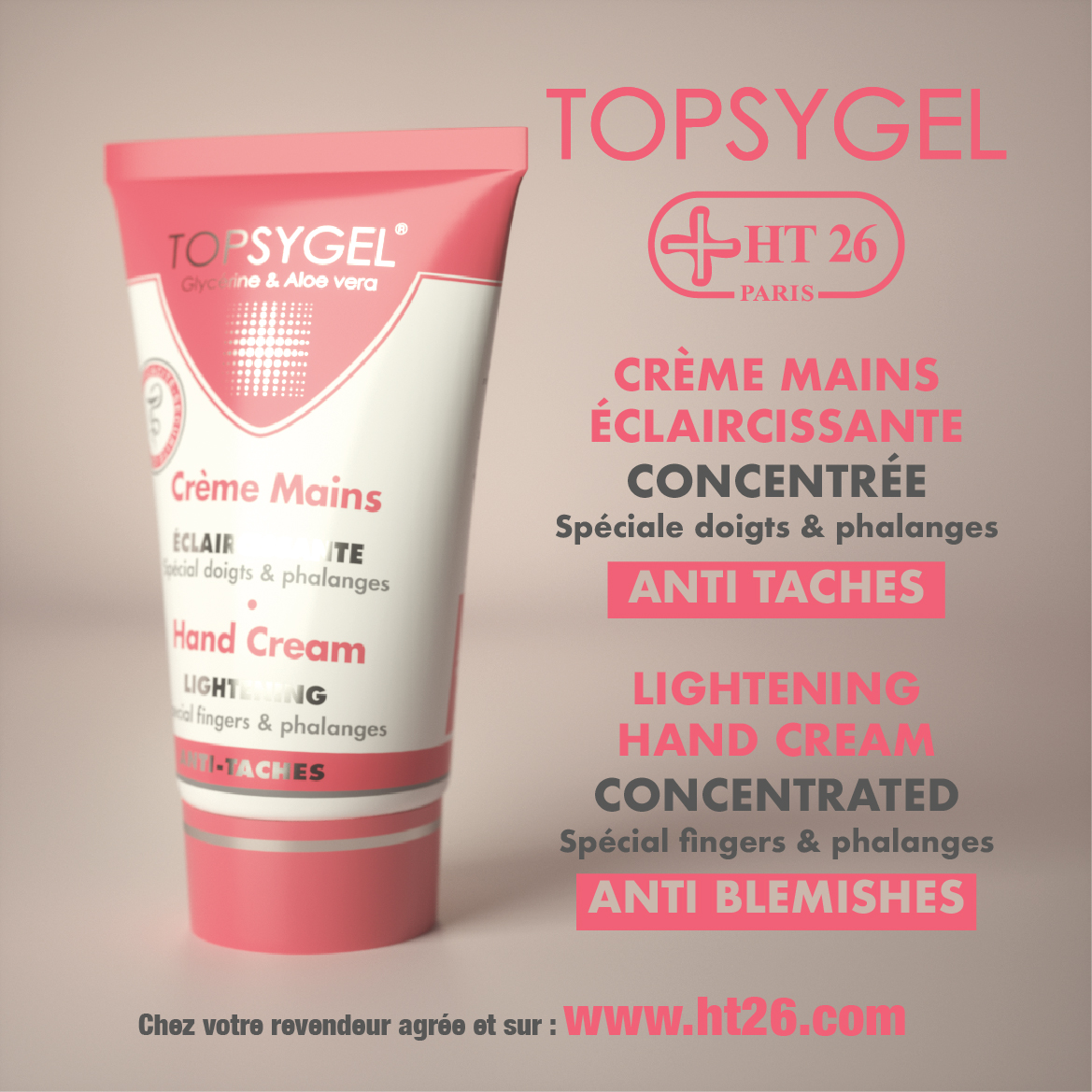 TOPSYGEL Crème Mains Éclaircissante