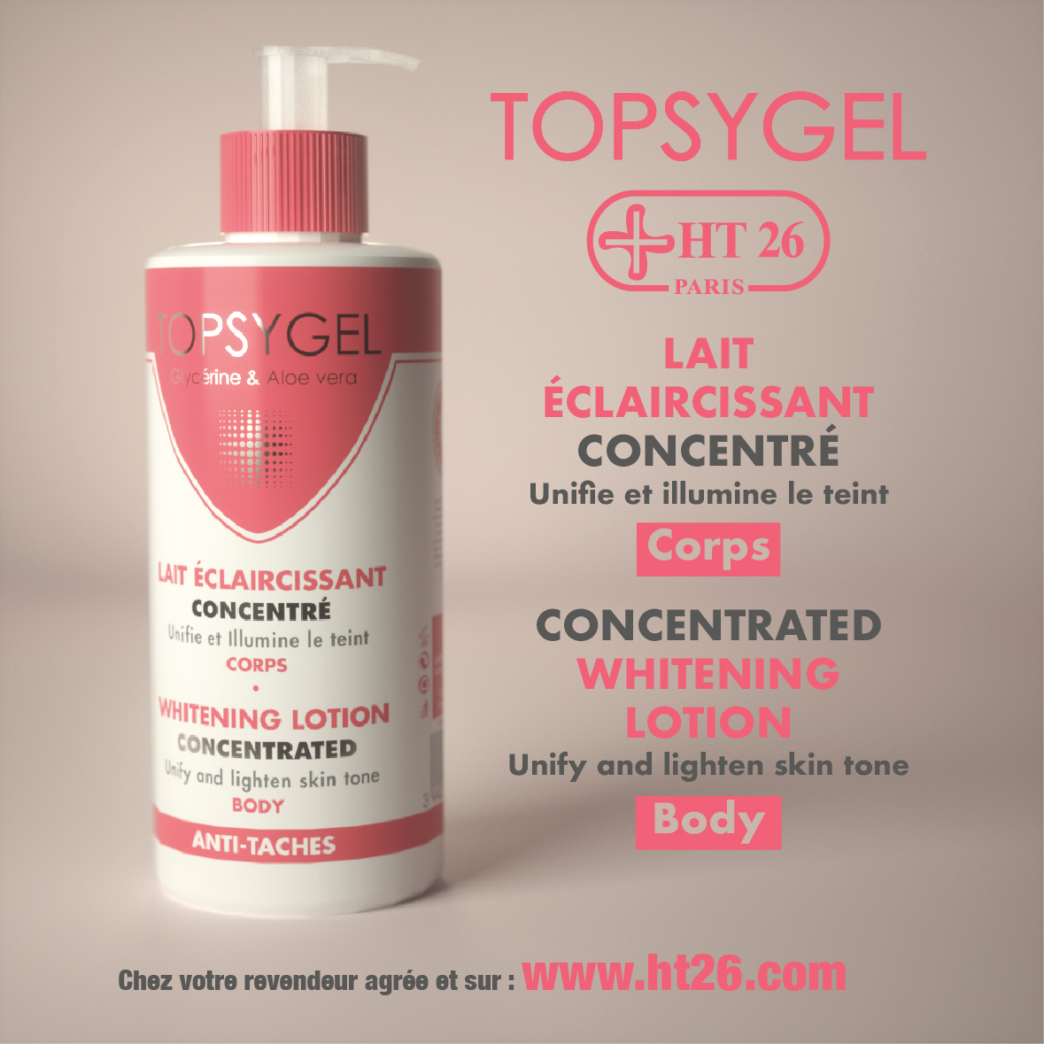 TOPSYGEL Lait Éclaircissant